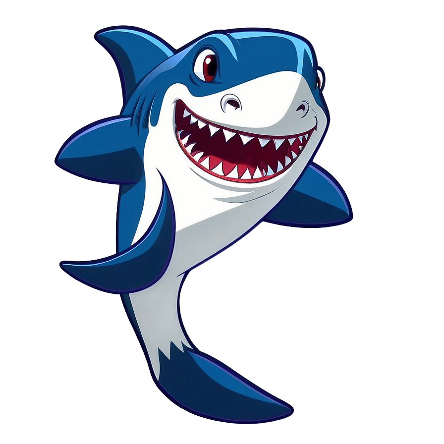 Dancing Shark Cartoon Png Tmn PNG Image