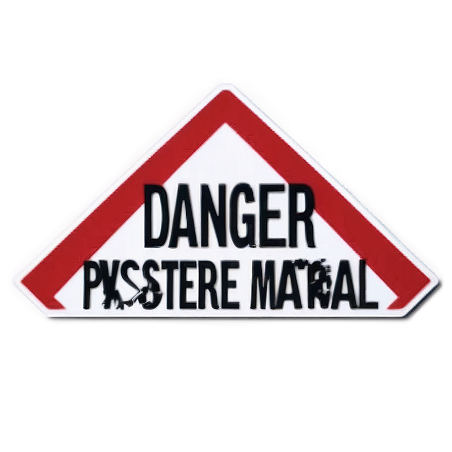 Danger Corrosive Material Png 32 PNG Image