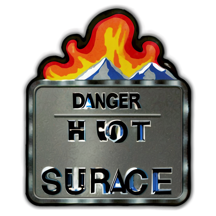 Danger Hot Surface Png 06112024 PNG Image