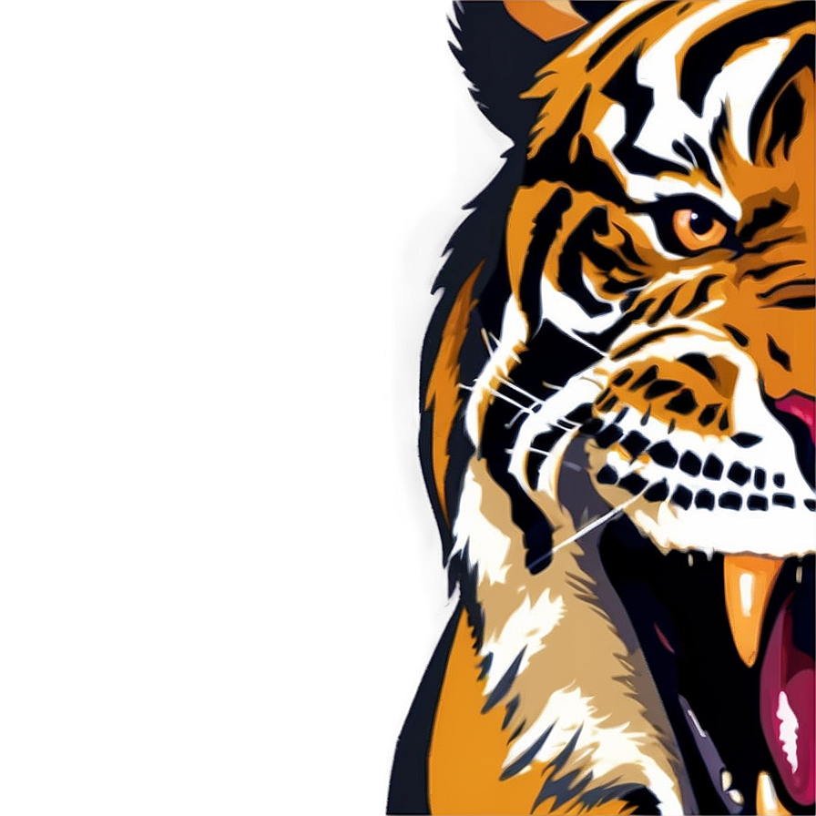 Dangerous Tiger Expression Png Atf93 PNG Image