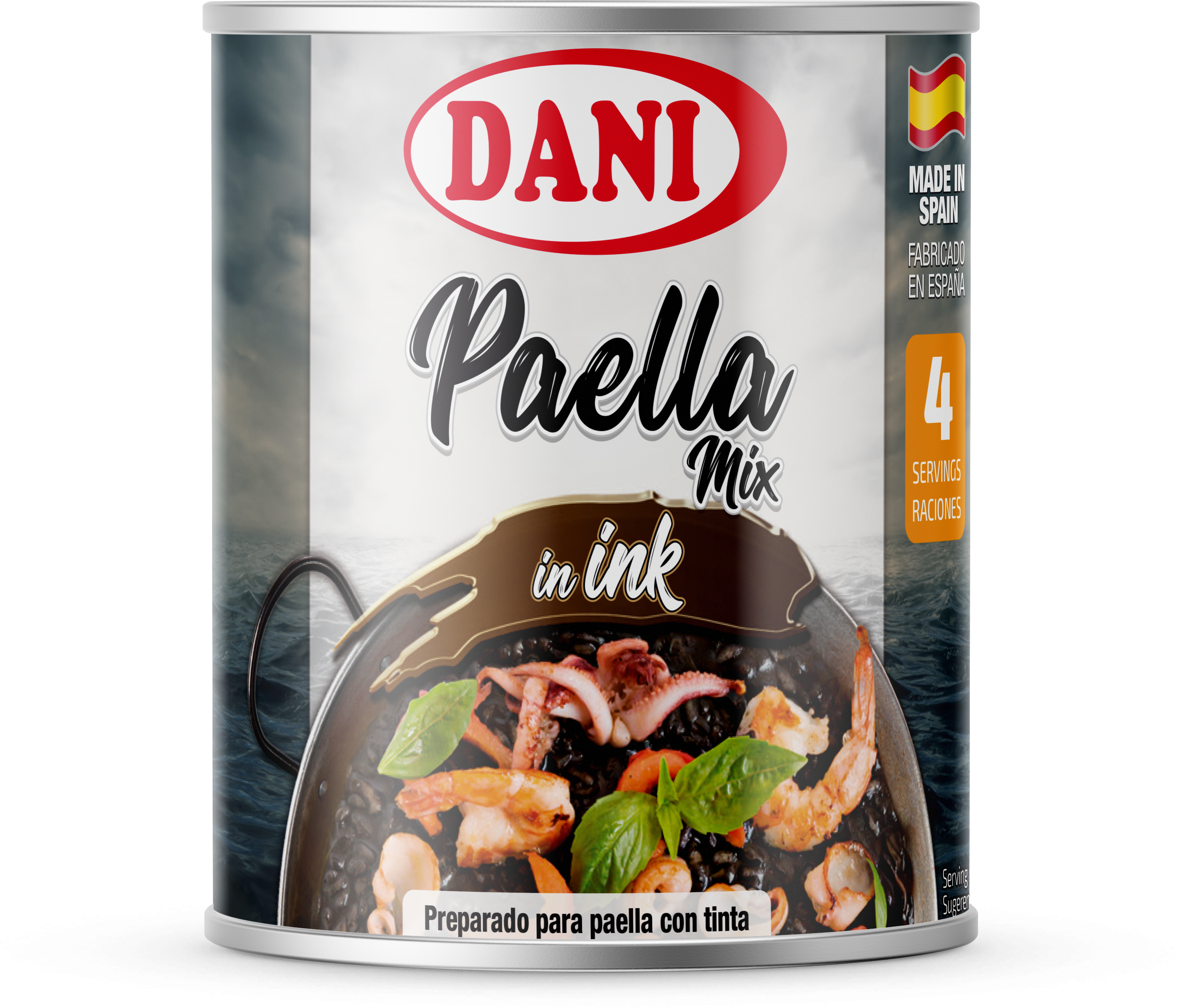 Dani Paella Mixin Ink Packaging PNG Image