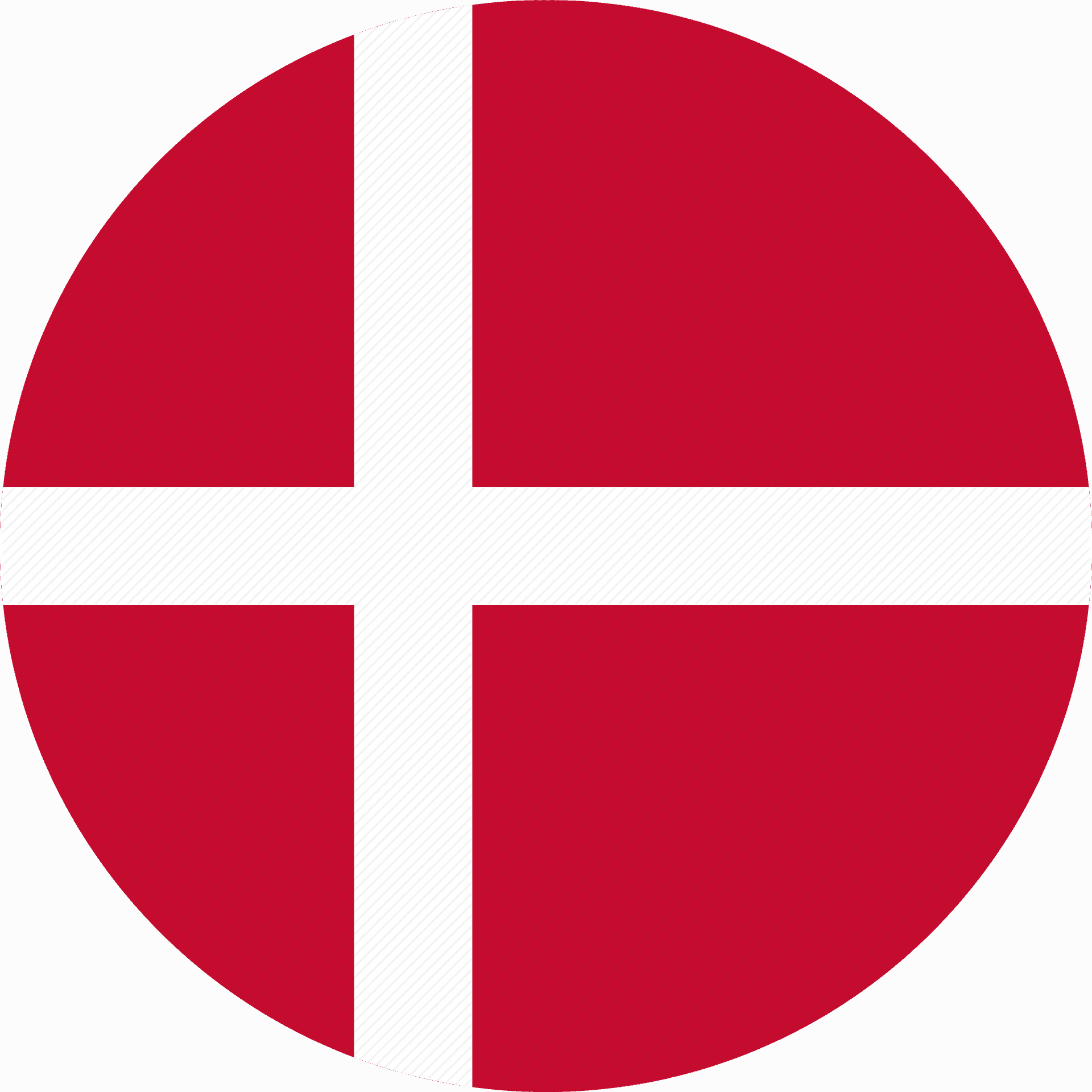 Danish Flag Design PNG Image