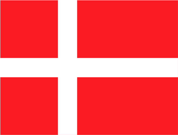 Danish National Flag Dannebrog PNG Image