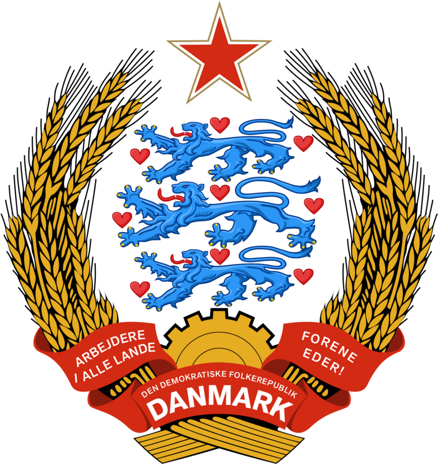 Danish Peoples Republic Coatof Arms PNG Image