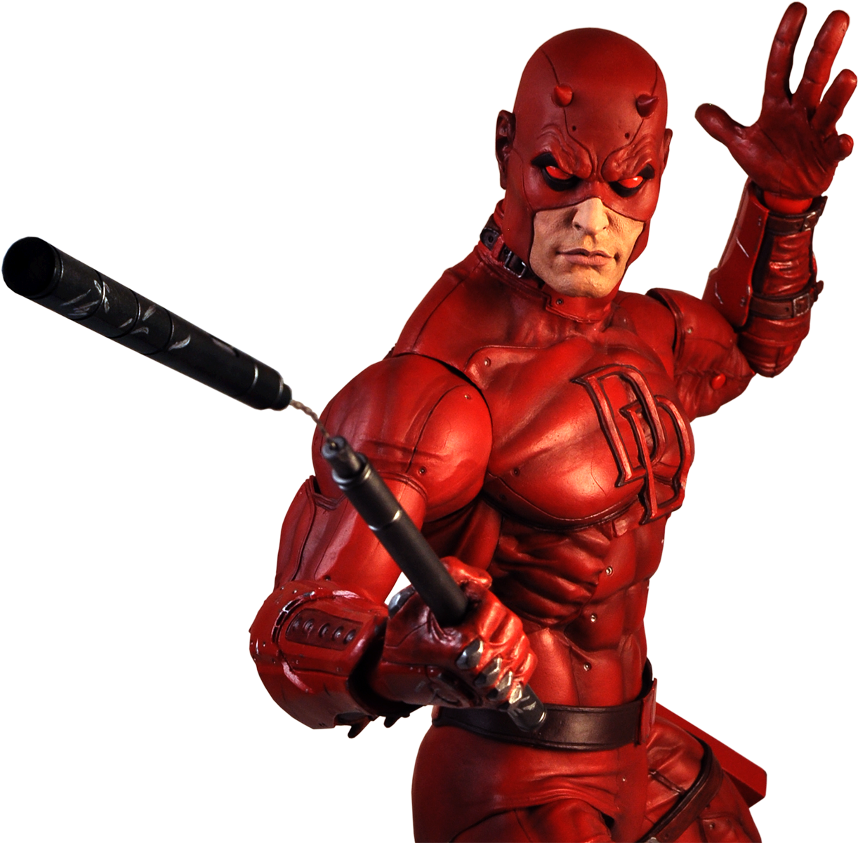 Daredevil Action Posewith Billy Club PNG Image