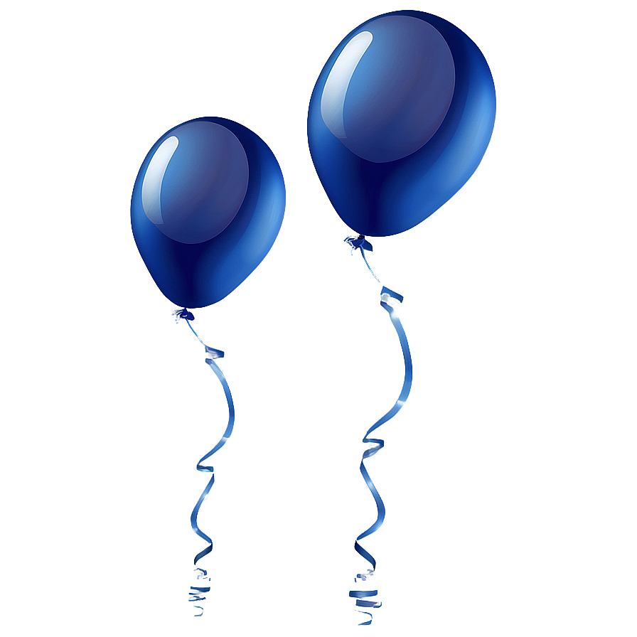 Dark Blue Balloons Png 82 PNG Image