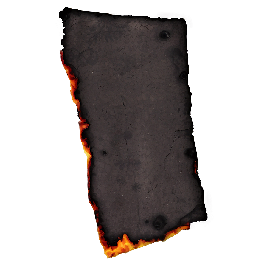 Dark Burned Paper Png 79 PNG Image