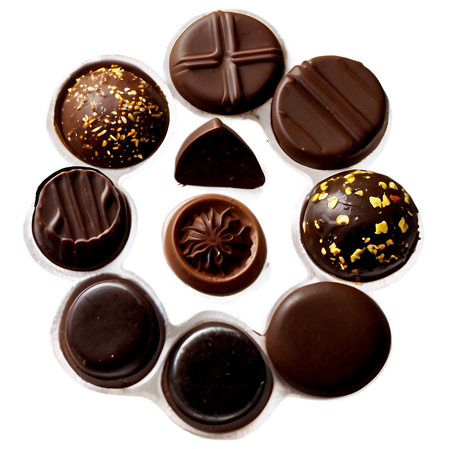 Dark Chocolate Assortment Box Png Gnf PNG Image