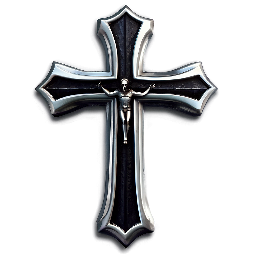 Dark Cross Icon Png Whw PNG Image