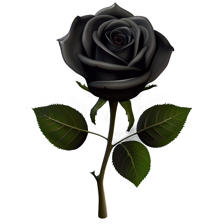 Dark Elegance Black Roses Png 06212024 PNG Image