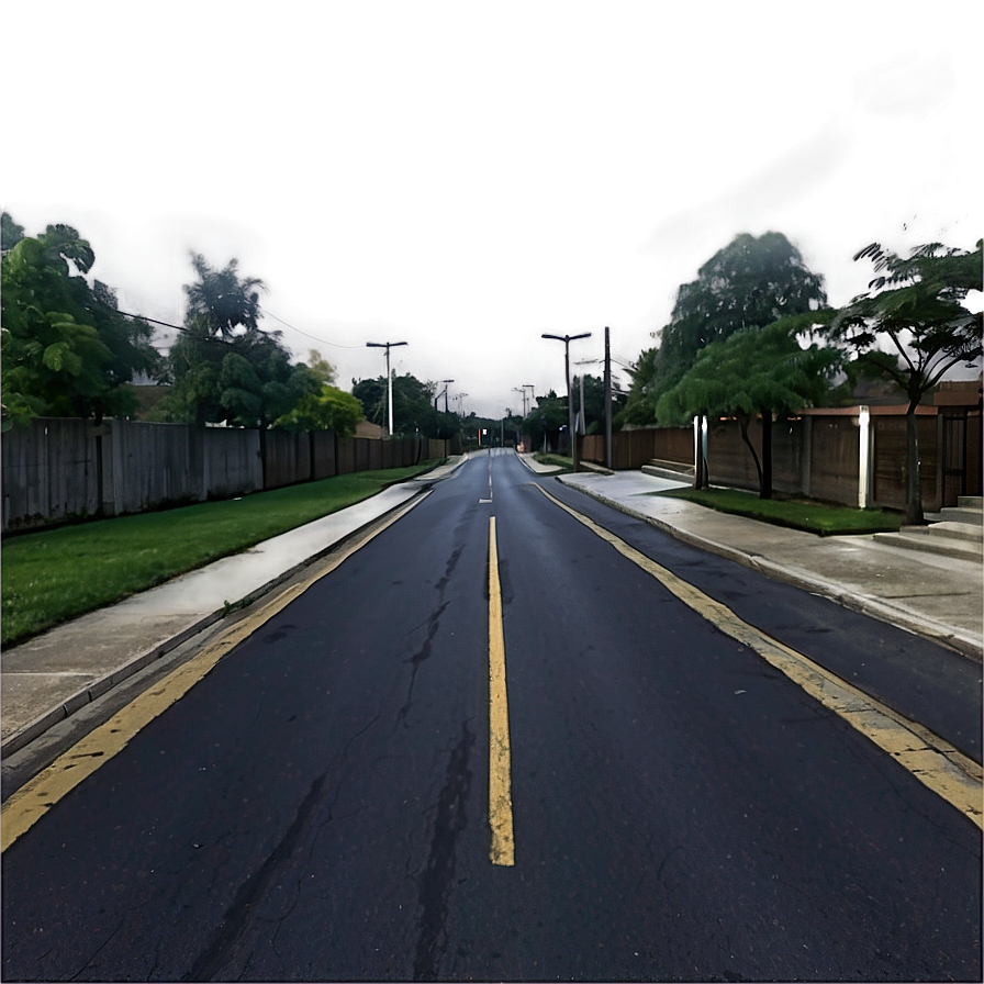 Dark Empty Street Png Hln PNG Image