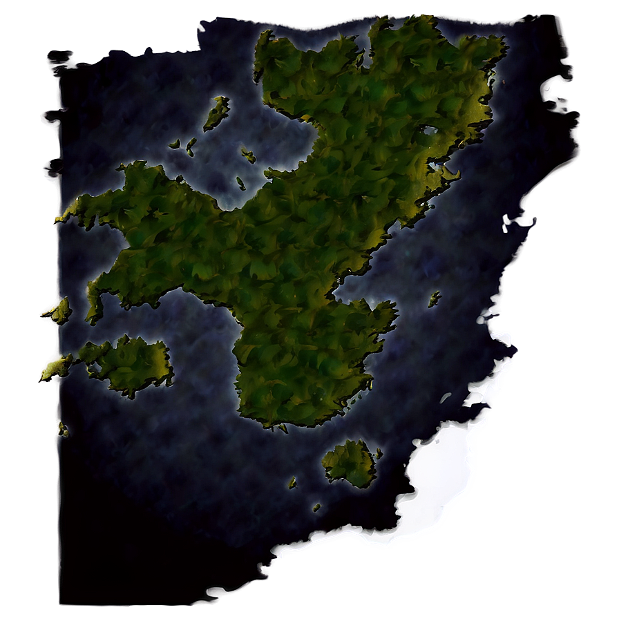 Dark Fantasy World Map Png 06242024 PNG Image