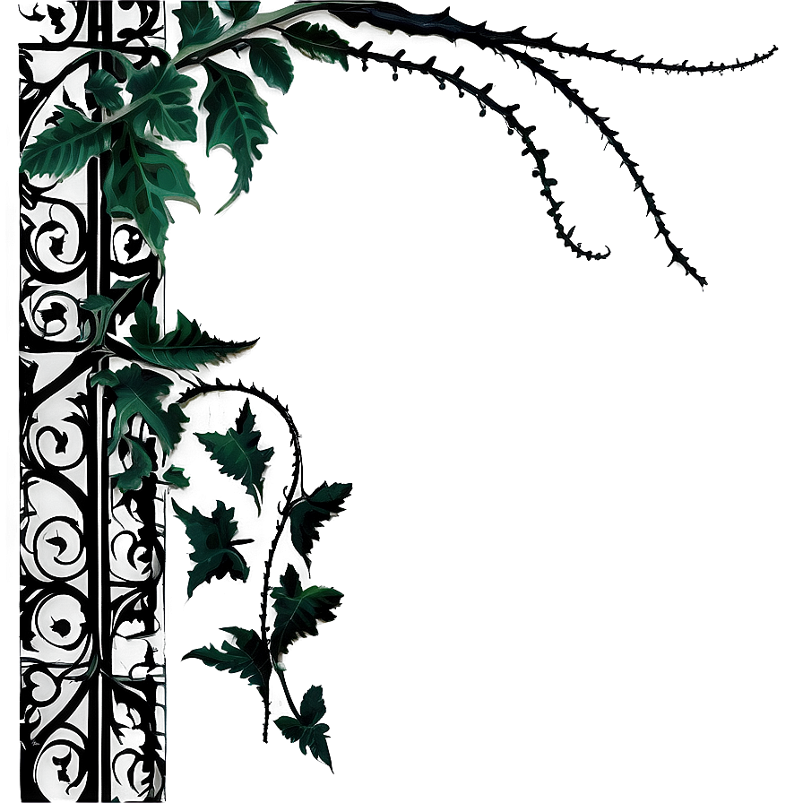 Dark Gothic Vine Png 05042024 PNG Image