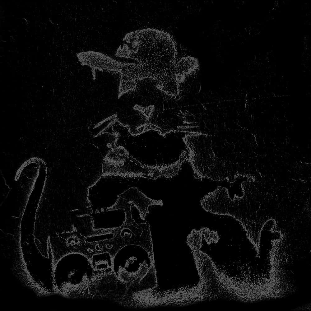 Dark Graffiti Artwork_ Duck D J PNG Image