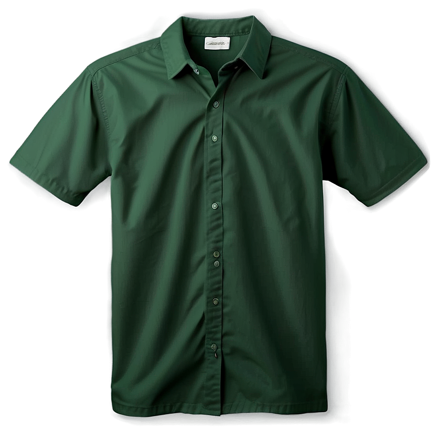 Dark Green Blank Shirt Png Ffs11 PNG Image