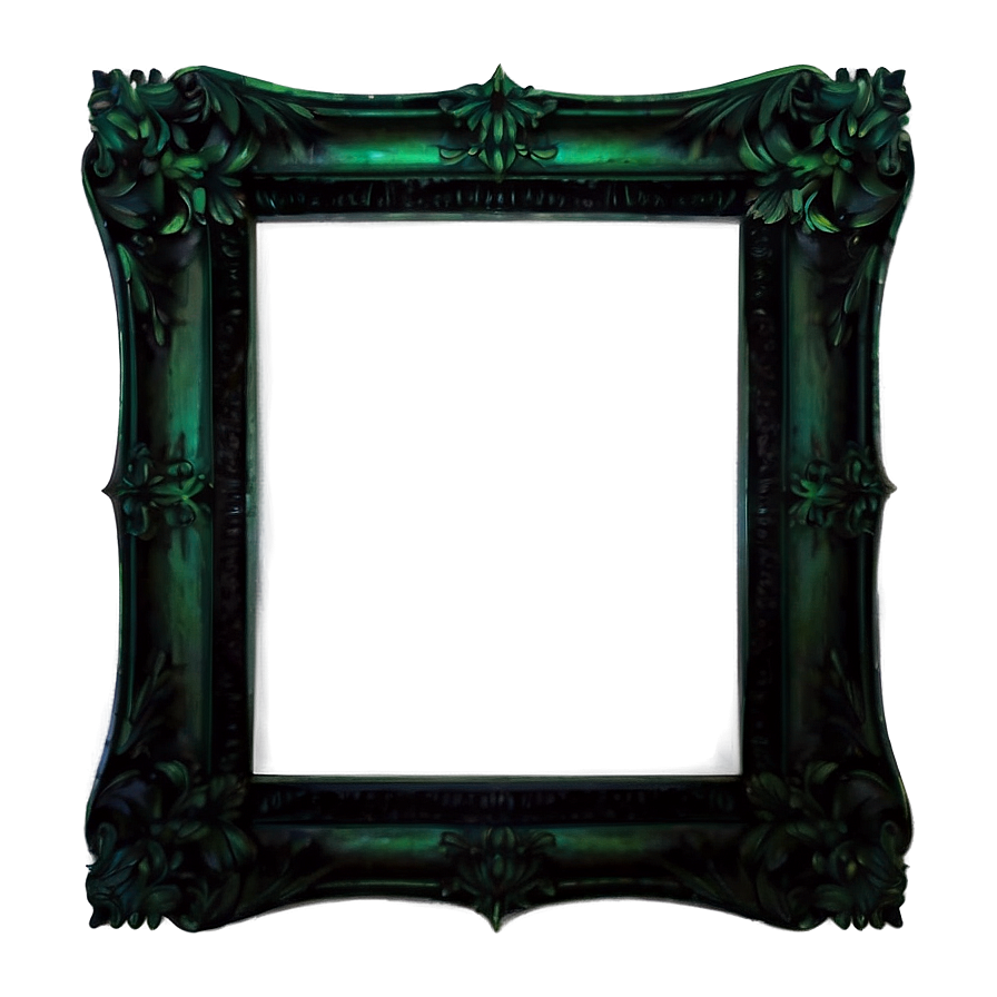 Dark Green Frame Png Mco75 PNG Image