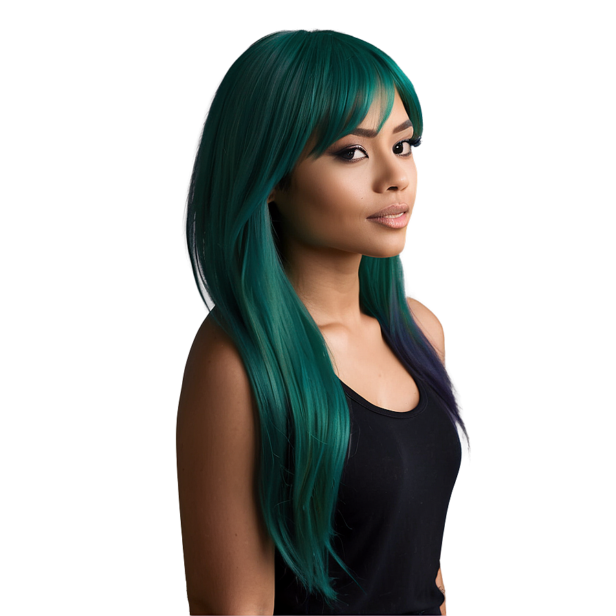 Dark Green Hair Tones Png 87 PNG Image