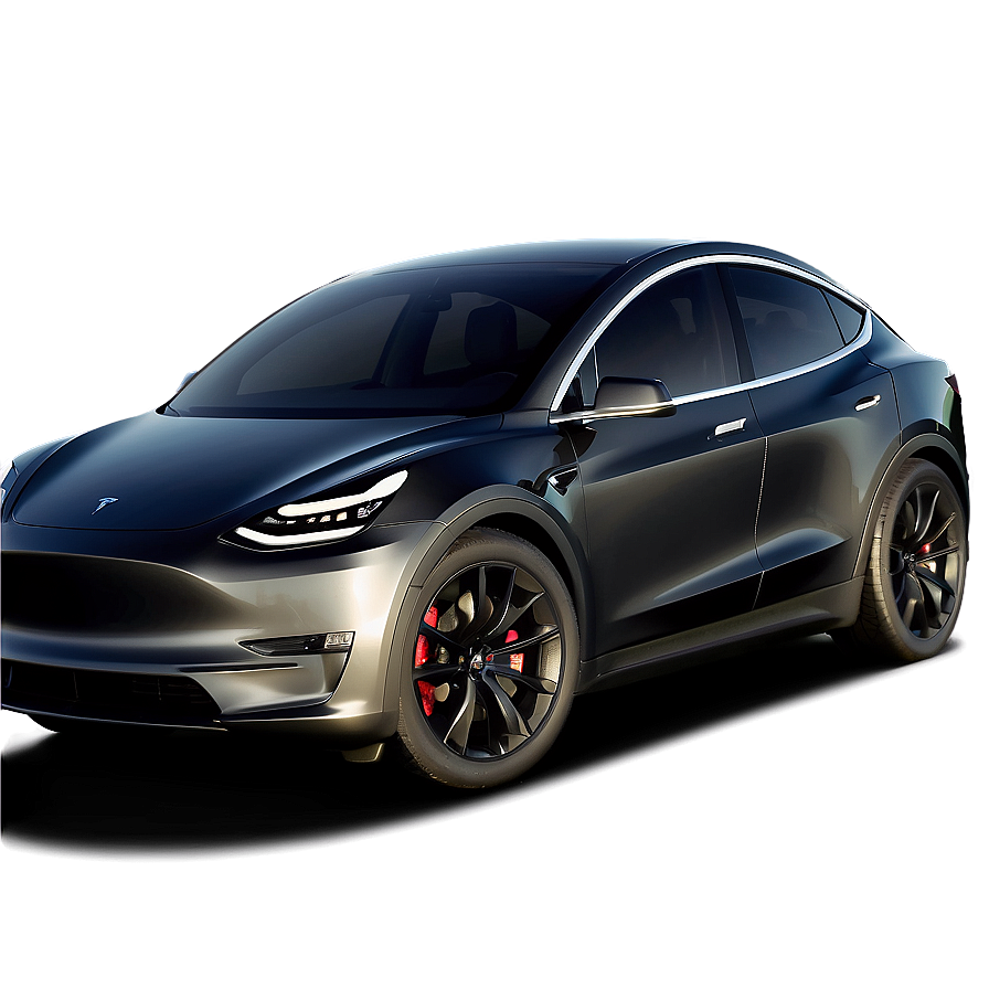 Dark Grey Tesla Model Y Png Bhv30 PNG Image