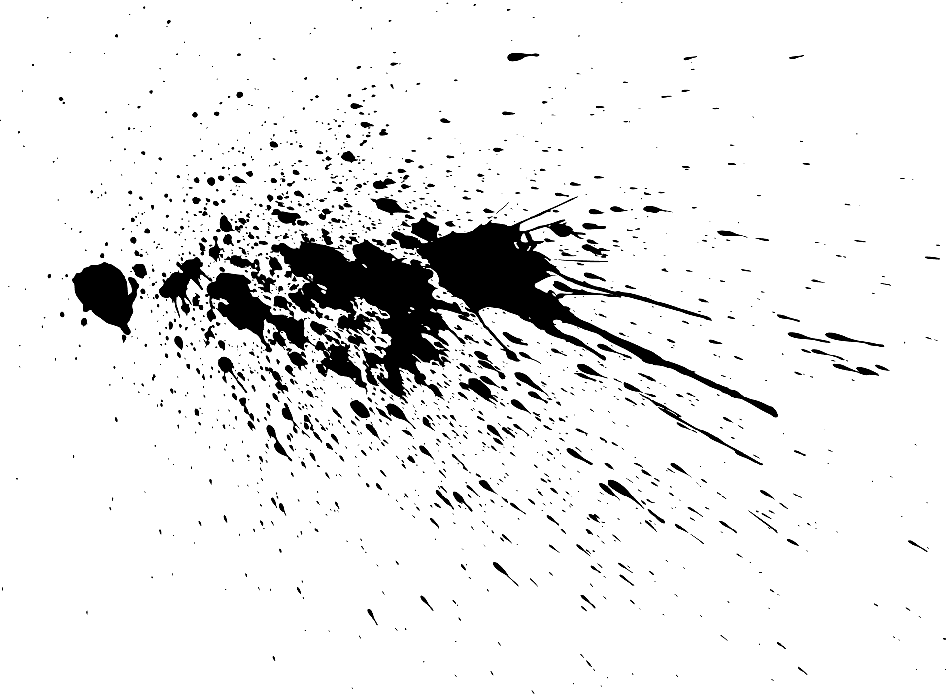 Dark Grunge Splatter Texture PNG Image