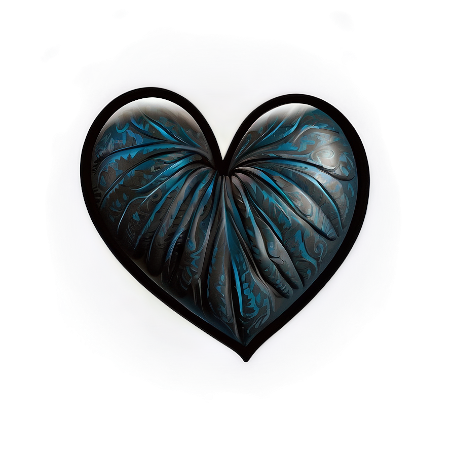 Dark Heart Graphics Png Llw64 PNG Image