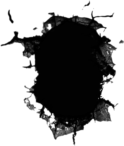 Dark Hole Texture Overlay PNG Image