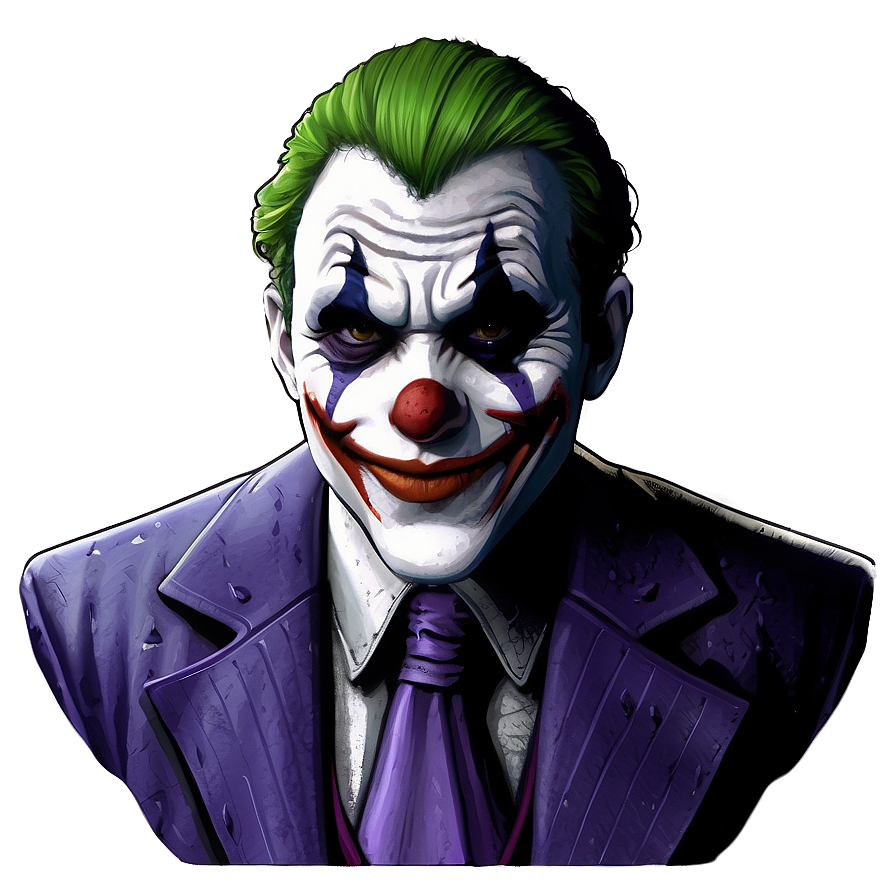 Dark Joker Artwork Png Hmx52 PNG Image