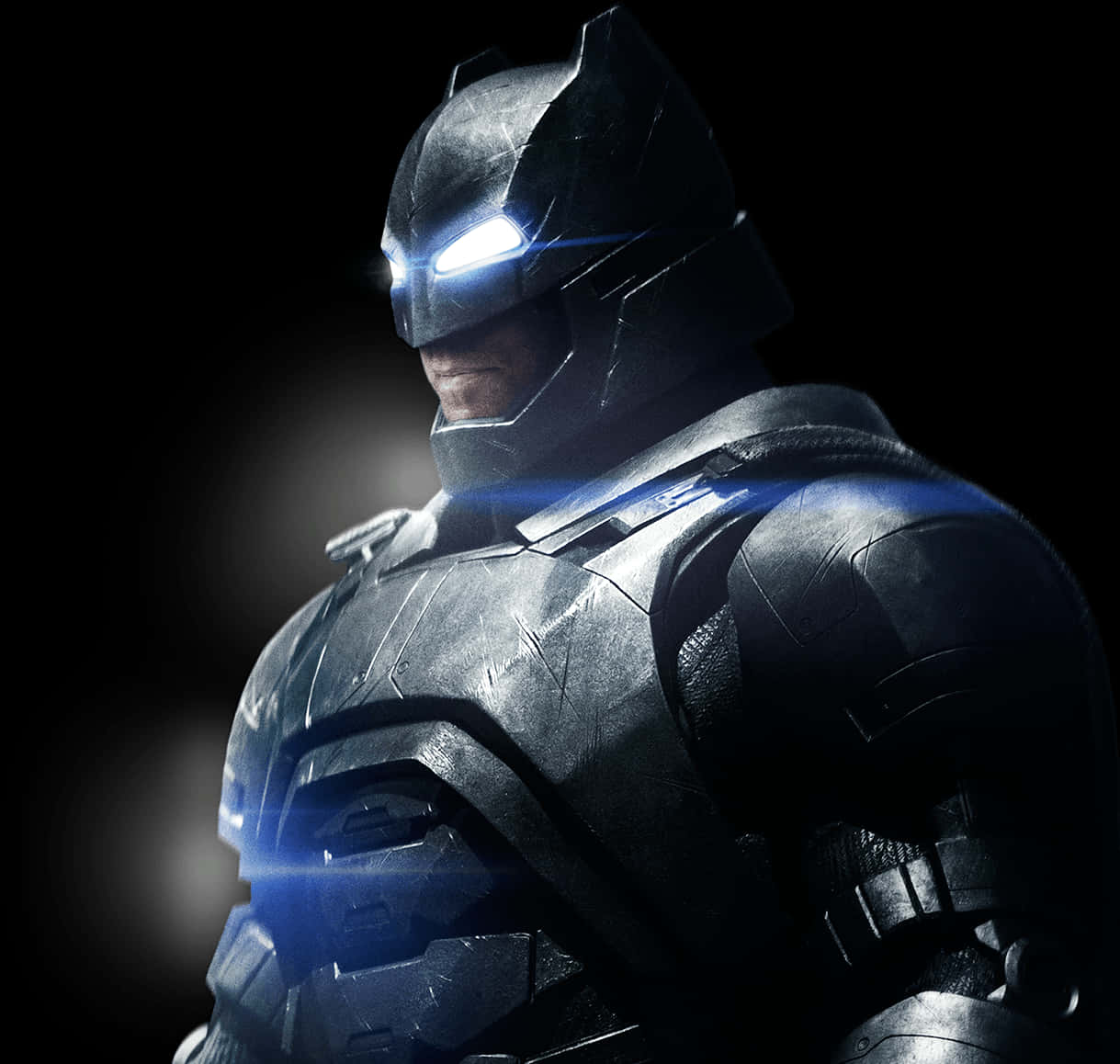 Dark Knight Glowing Eyes PNG Image