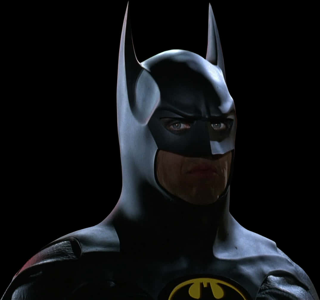 Dark Knight Portrait PNG Image