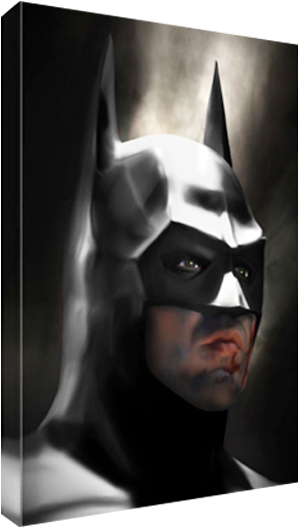 Dark Knight Portrait PNG Image