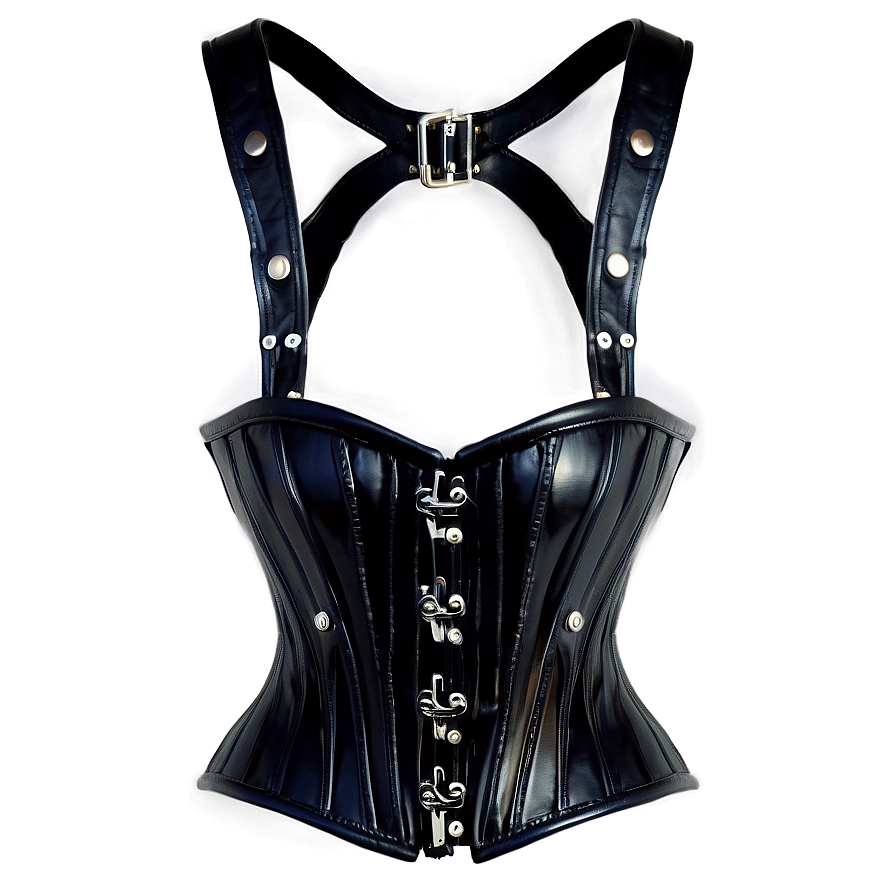 Dark Latex Corset Png 06292024 PNG Image