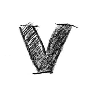 Dark Letter V Background PNG Image