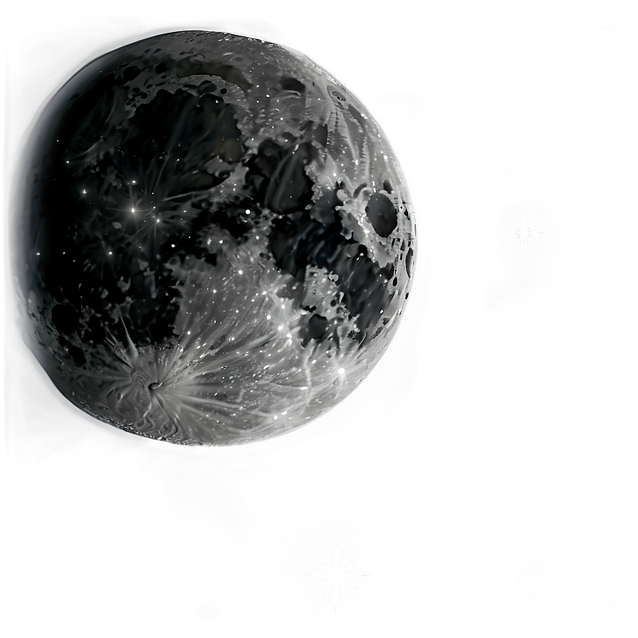 Dark Moon In The Night Sky Png 70 PNG Image