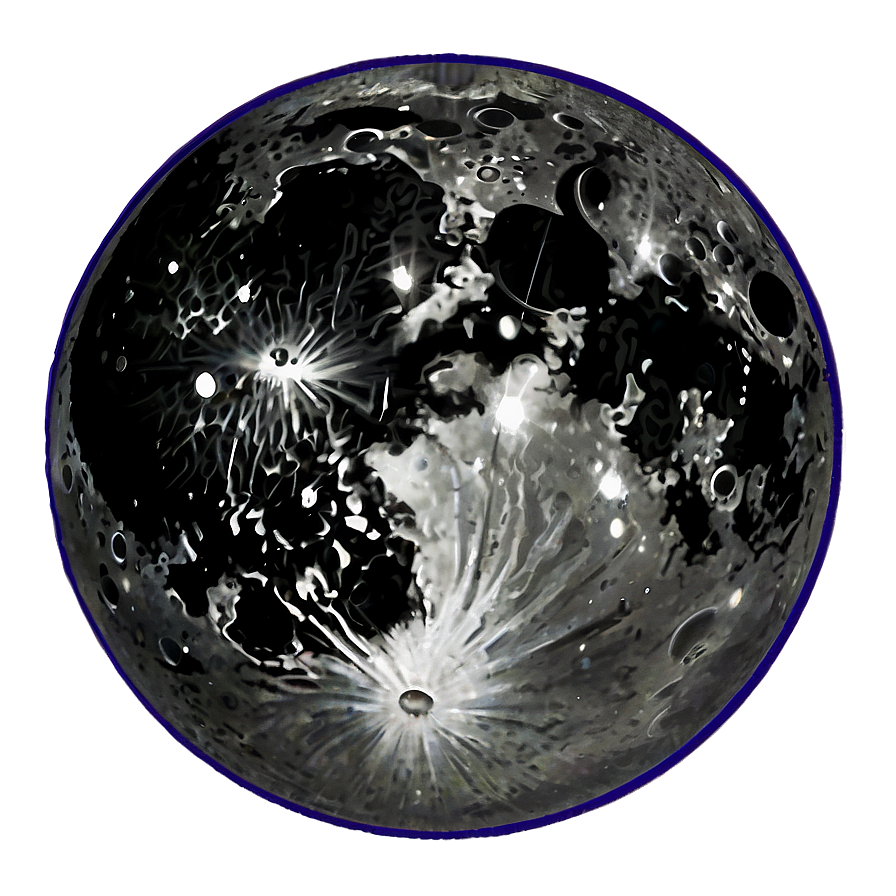 Dark Moon Night Sky Png 06252024 PNG Image