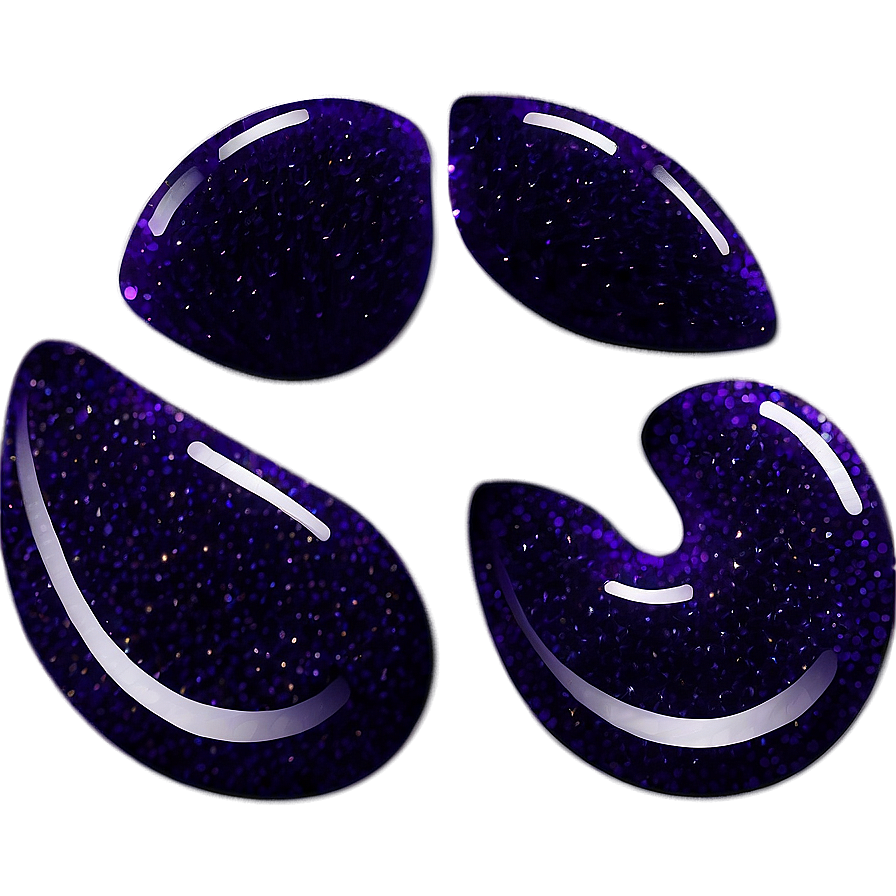 Dark Purple Glitter Detail Png Obe52 PNG Image