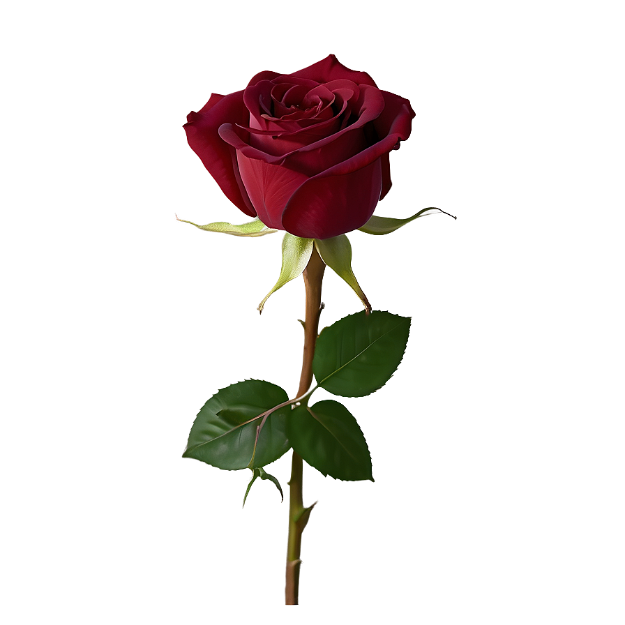 Dark Red Rose Png Efr47 PNG Image