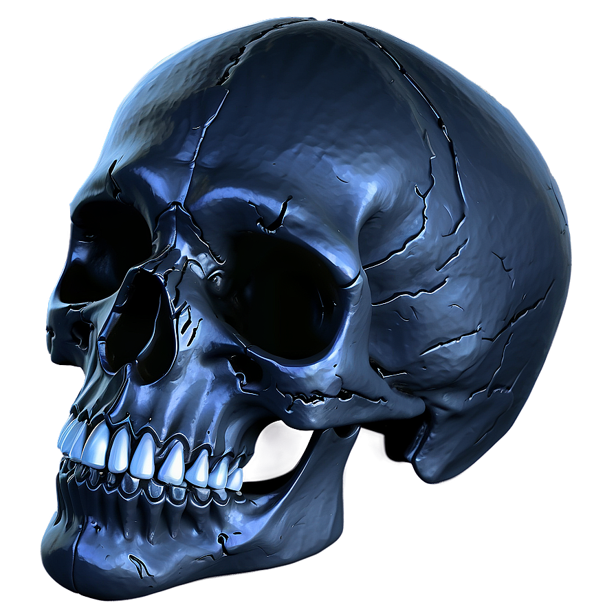 Dark Skull Face Art Png Kam96 PNG Image