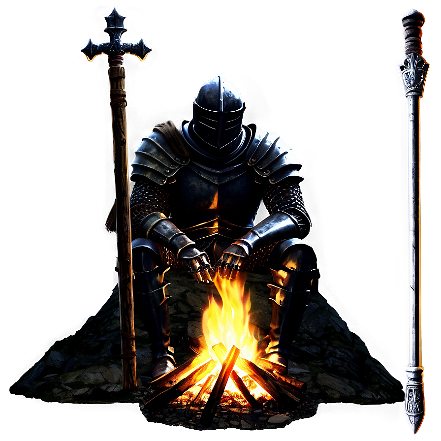 Dark Souls Bonfire A PNG Image