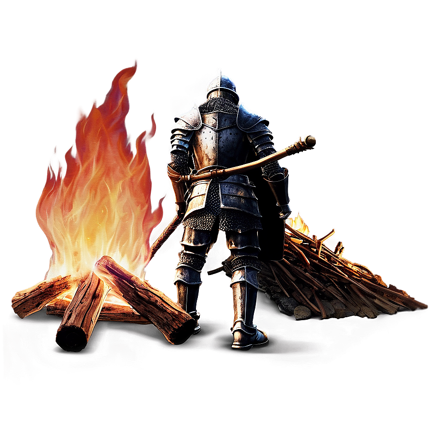 Dark Souls Bonfire Graphic Png Bte74 PNG Image