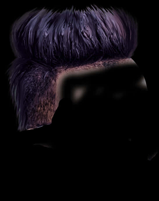 Dark Stylized Haircut_ Picsart Resource PNG Image