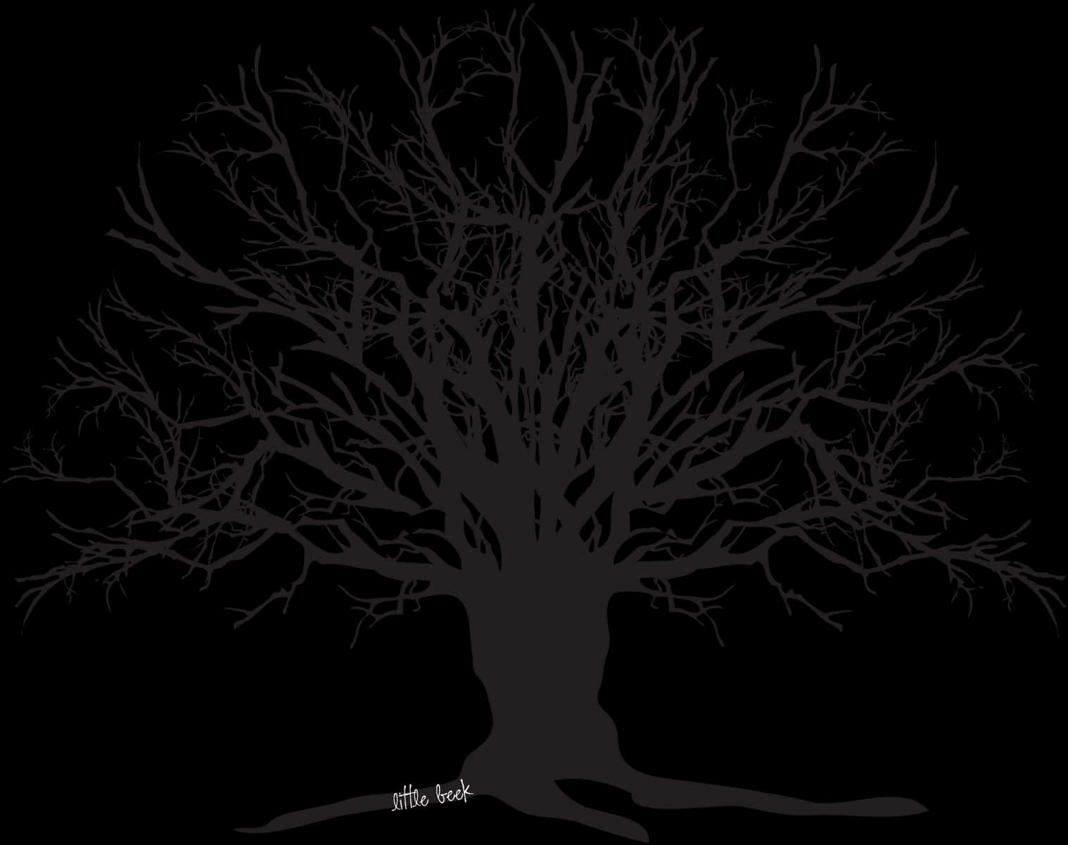 Dark_ Tree_ Silhouette_ Artwork.jpg PNG Image