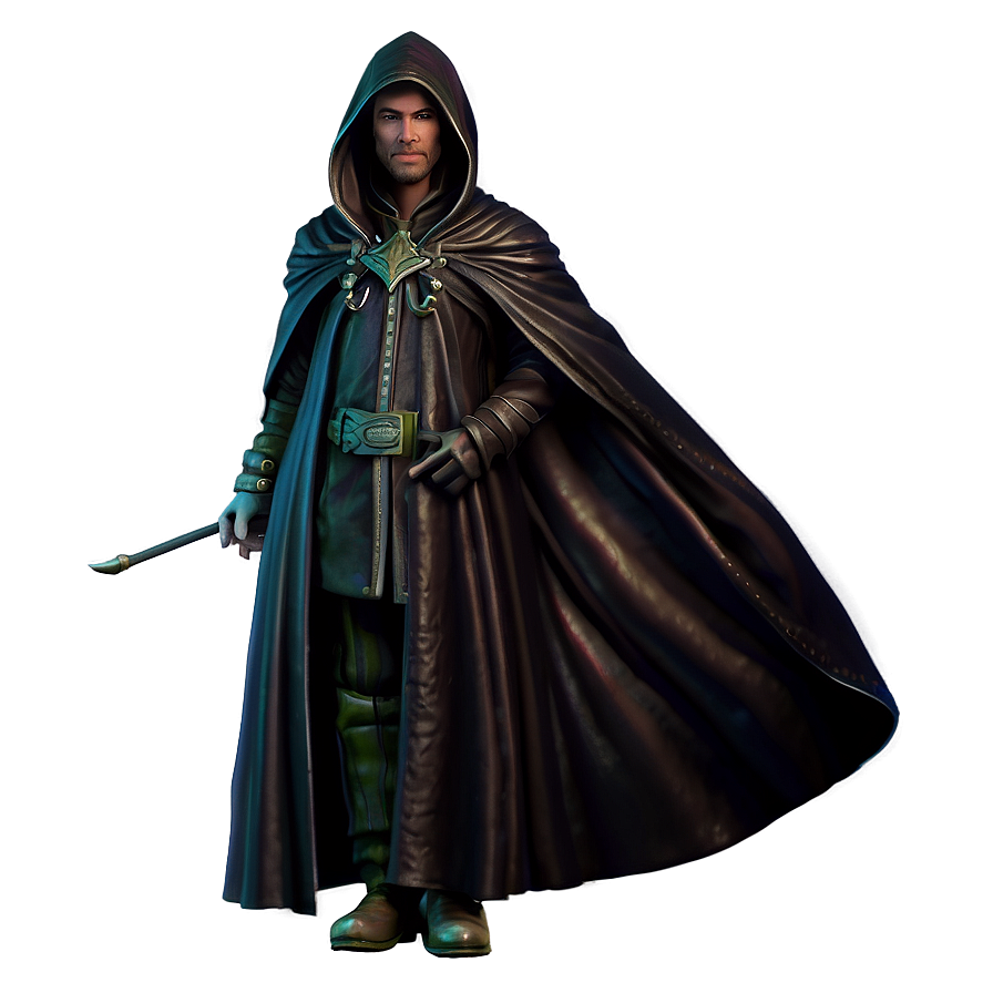 Dark Wizard Cloak Fantasy Png Bgu26 PNG Image