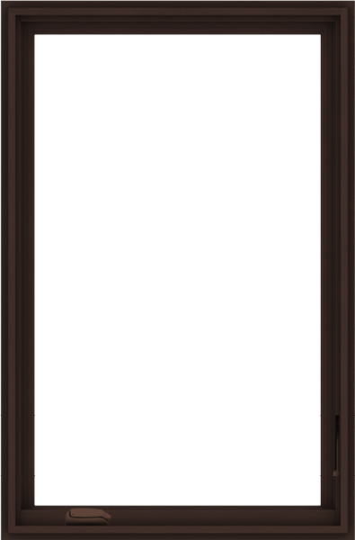 Dark Wooden Frameon Blue Background PNG Image