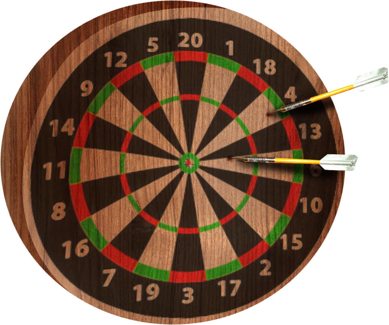 Dartboardwith Arrows PNG Image