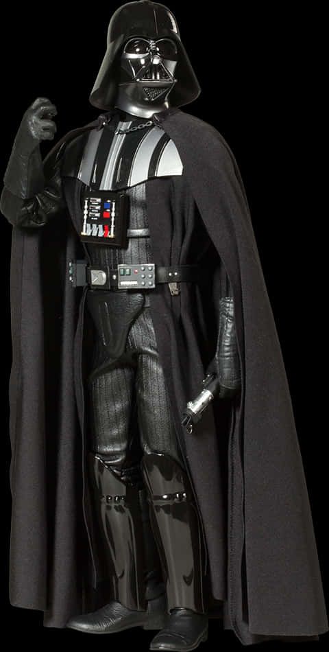 Darth Vader Full Costume Pose PNG Image