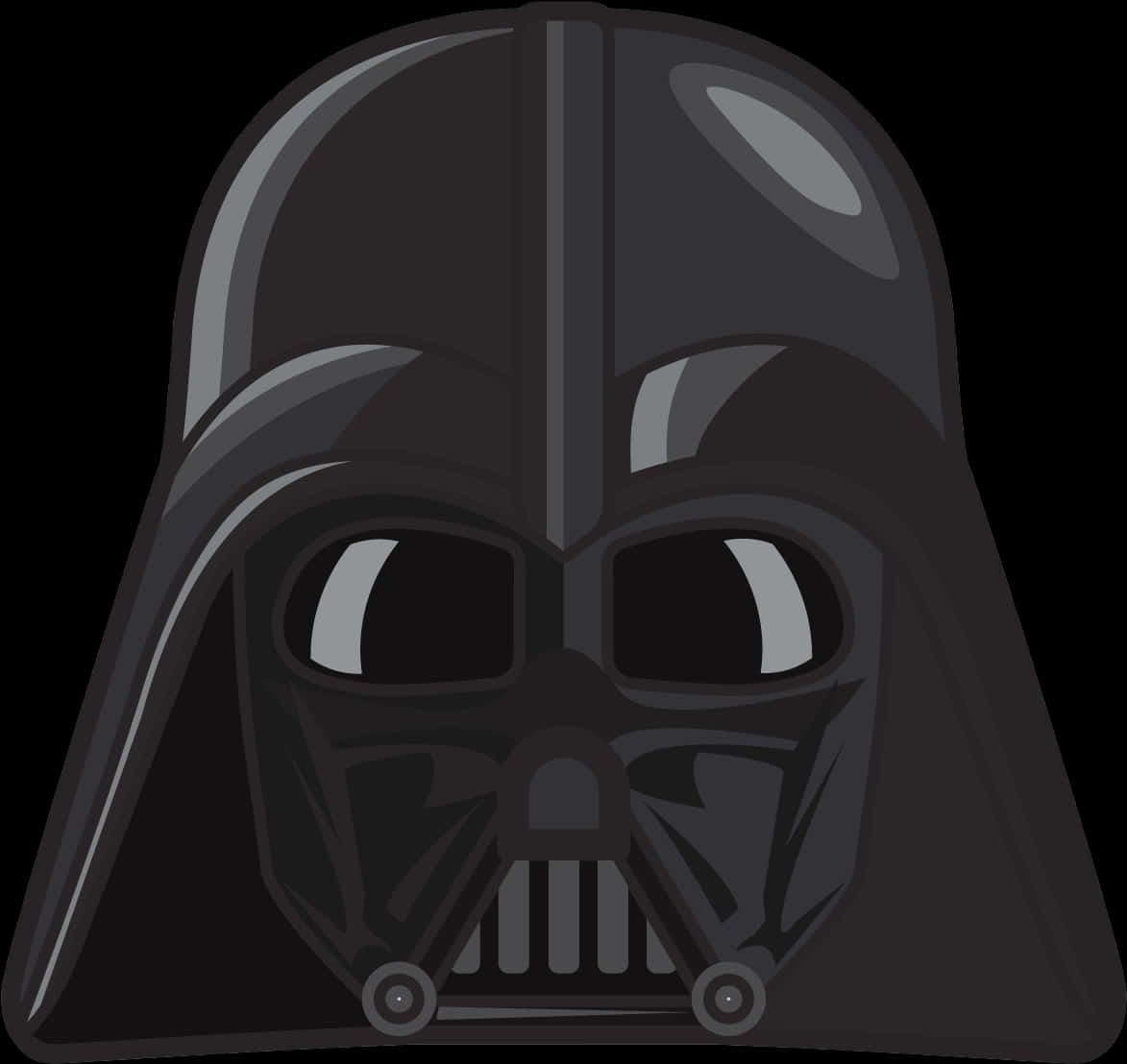 Darth Vader Helmet Vector PNG Image