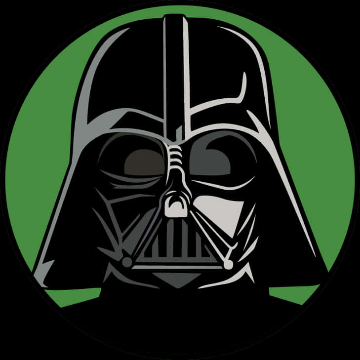 Darth Vader Iconic Helmet Graphic PNG Image