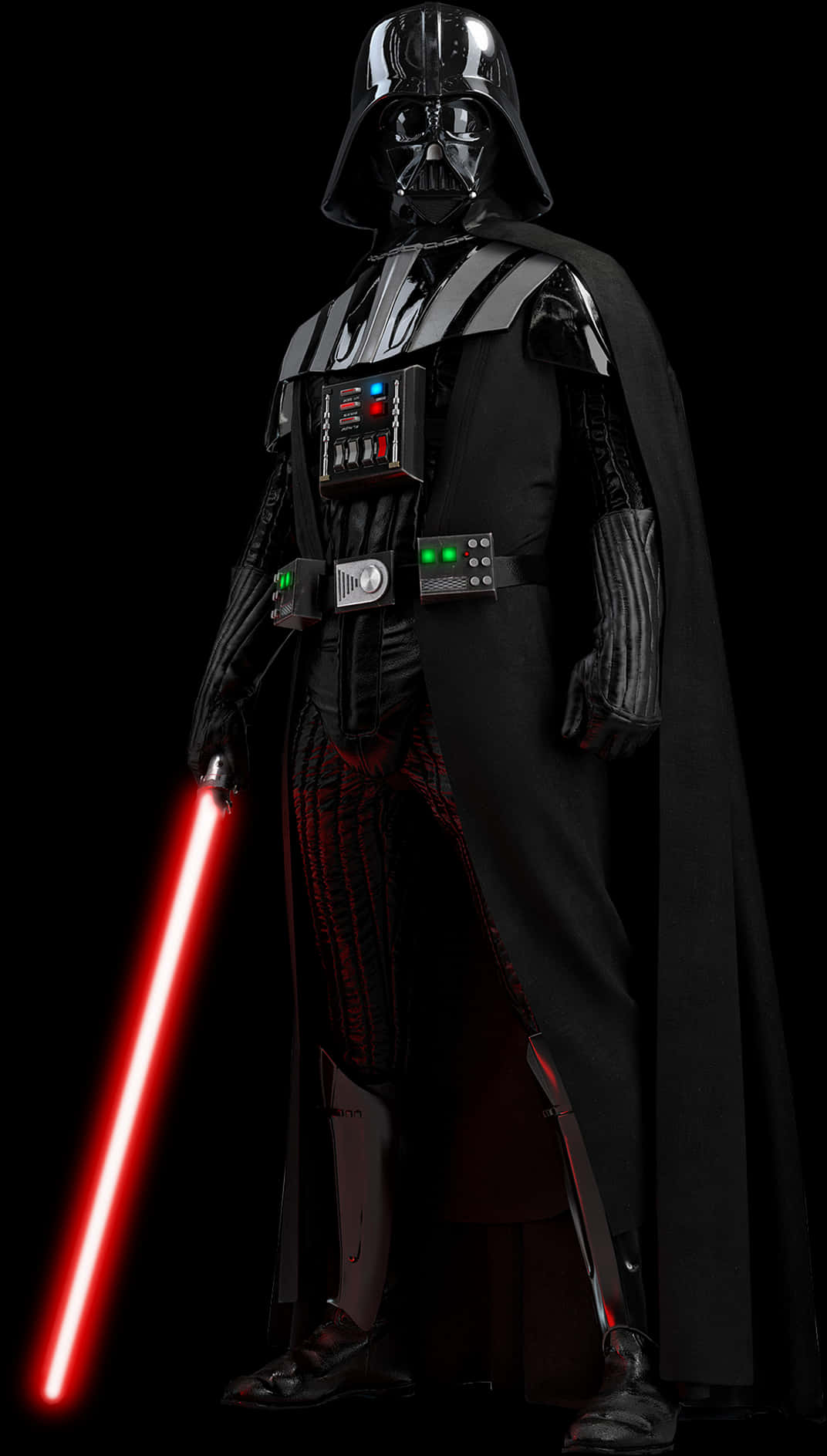 Darth Vader With Lightsaber PNG Image