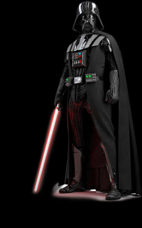 Darth Vader With Lightsaber.jpg PNG Image