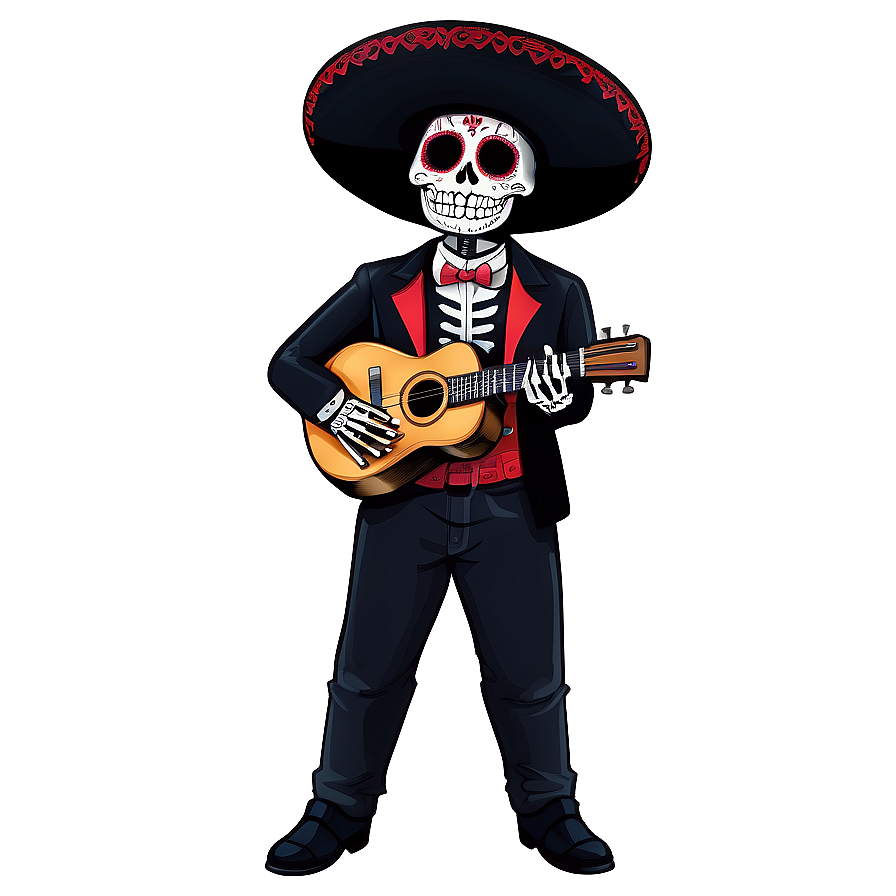 Day Of The Dead Mariachi Png Ull PNG Image