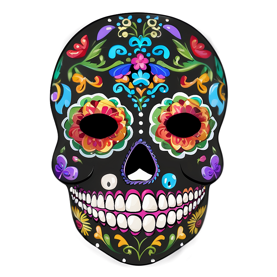 Day Of The Dead Mask Png 61 PNG Image